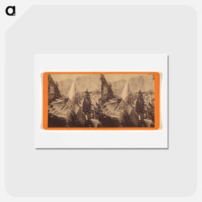 アートポストカード-First Fall of Yosemite
 - エドワード マイブリッジ Postcard.