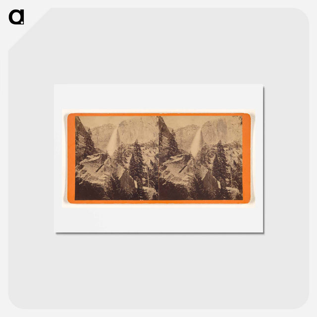 アートポストカード-First Fall of Yosemite
 - エドワード マイブリッジ Postcard.