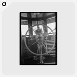 アートポストカード-Wheel House of Tug
 - ラッセル リー Postcard.