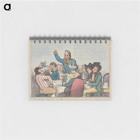 アートメモ帳-A Prophetic Sketch of the (wig) Club as Described in the First Book of Samuel, Chapter twenty-two, Verse two
 - イェール大学アートギャラリー Memo.