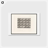 アートポストカード-Camel Walking
 - エドワード マイブリッジ Postcard.