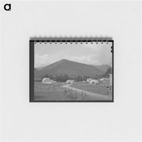 アートメモ帳-Unloading at Caldwell
 - ラッセル リー Memo.