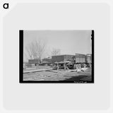 アートポストカード-Unloading at Caldwell
 - ラッセル リー Postcard.