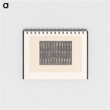 アートメモ帳-Woman Brushing Her Hair
 - エドワード マイブリッジ Memo.