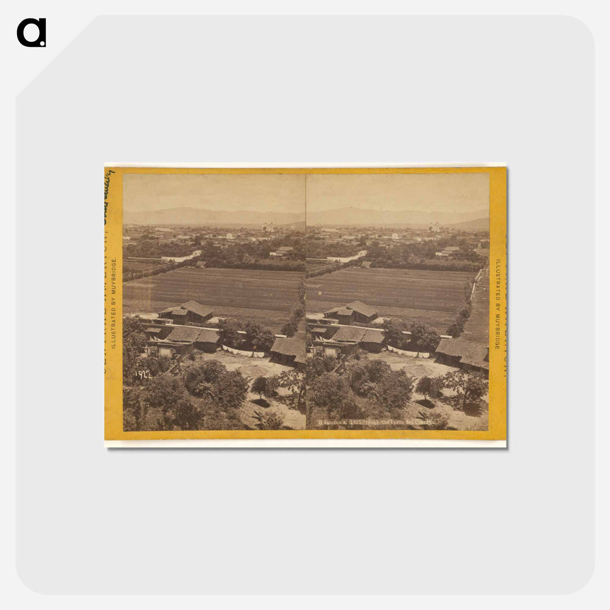 アートポストカード-Guatemala, from the Cerro del Carmen
 - エドワード マイブリッジ Postcard.