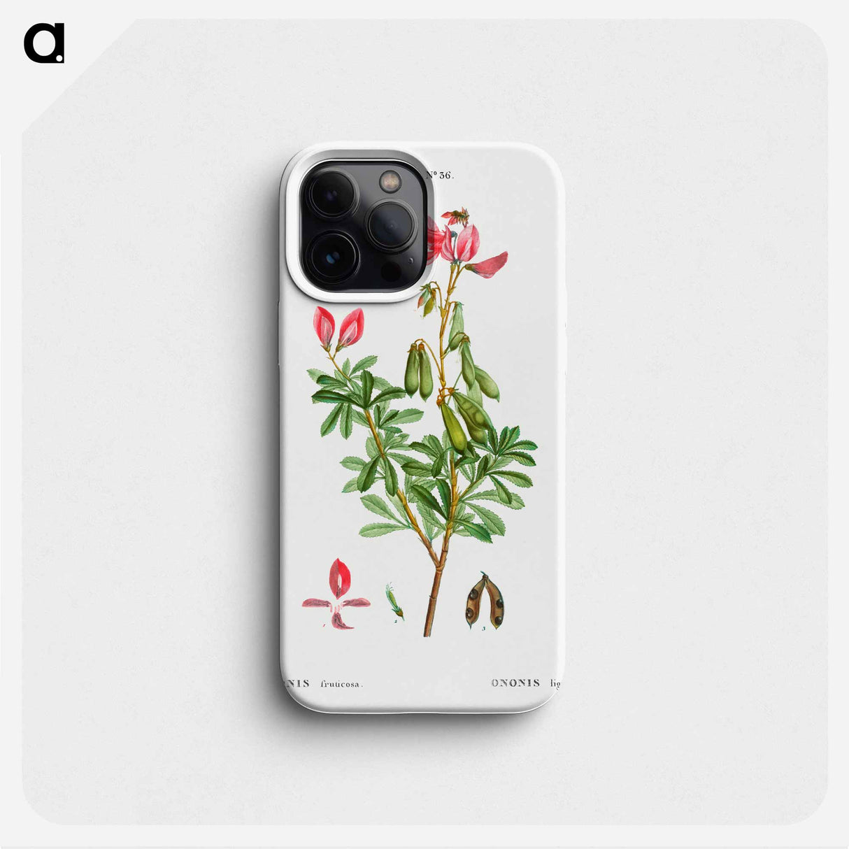 Ononis fruticosa - Pierre Joseph Redouté Phone Case.