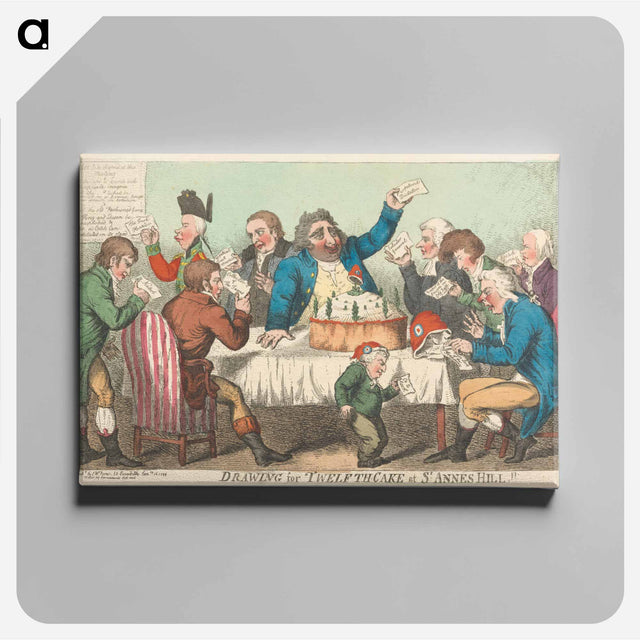 アートパネル-Drawing for Twelfth-Cake at St. Annes Hill
 - イェール大学アートギャラリー Canvas.