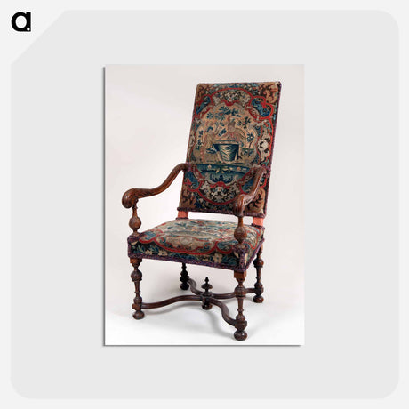アートポストカード-Upholstered Armchair
 - バーンズ・コレクション Postcard.