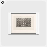 アートポストカード-Driving Sulky
 - エドワード マイブリッジ Postcard.