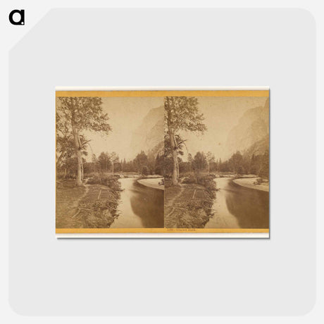 アートポストカード-Glacier Rock
 - エドワード マイブリッジ Postcard.