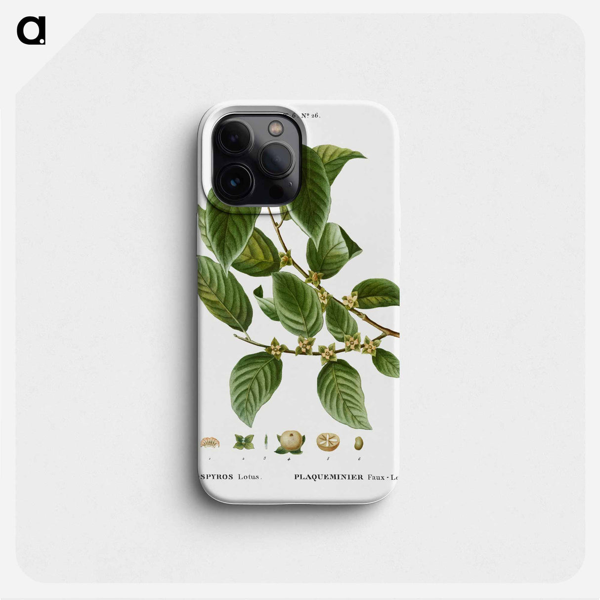 Date plum - Pierre Joseph Redouté Phone Case.