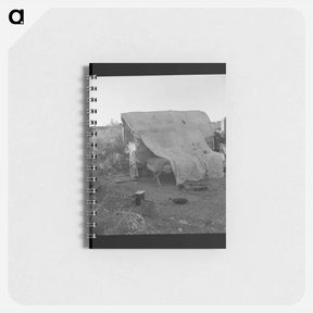 アートメモ帳-Oklahomans encamped on a river bottom near Holtville, California - ドロテア ラング Memo.