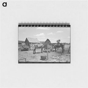 アートメモ帳-Barber Pole, Plentywood, Montana
 - ラッセル リー Memo.
