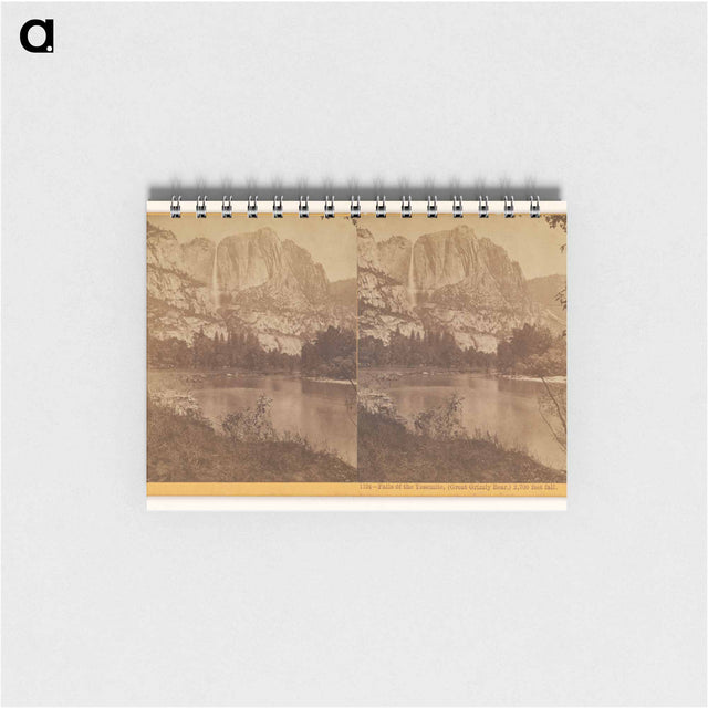 アートメモ帳-Falls of the Yosemite (Great Grizzly Bear)
 - エドワード マイブリッジ Memo.
