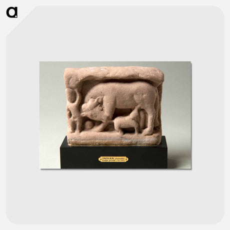 アートポストカード-Temple Frieze Fragment
 - バーンズ・コレクション Postcard.