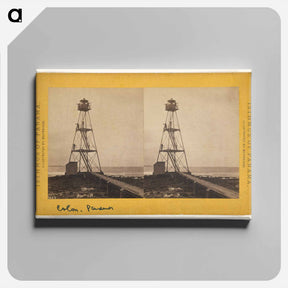 アートパネル-Lookouts at Light House
 - エドワード マイブリッジ Canvas.