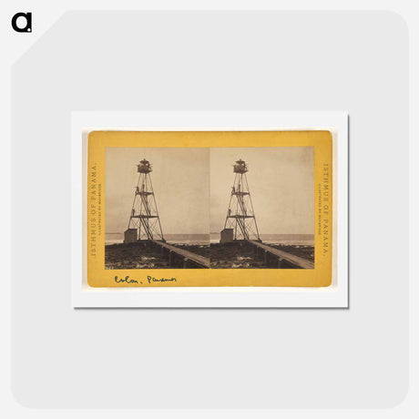 アートポストカード-Lookouts at Light House
 - エドワード マイブリッジ Postcard.