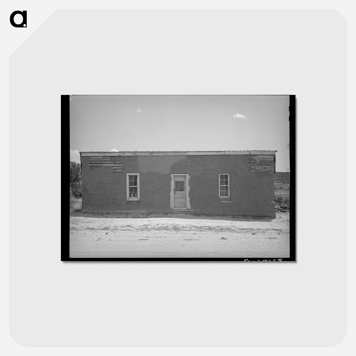 アートポストカード-Spanish-American House, Penasco
 - ラッセル リー Postcard.