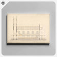 アートパネル-Design for a Chapel at Enfield: Longitudinal Section
 - イェール大学アートギャラリー Canvas.