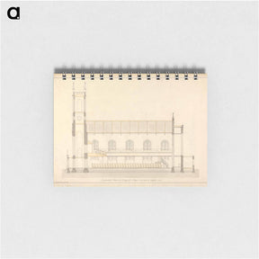 アートメモ帳-Design for a Chapel at Enfield: Longitudinal Section
 - イェール大学アートギャラリー Memo.