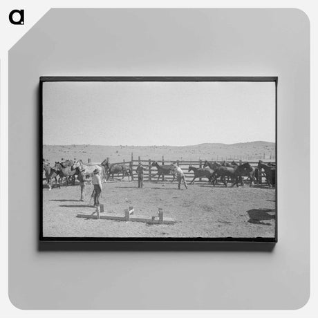 アートパネル-San Benito Evacuation
 - ラッセル リー Canvas.