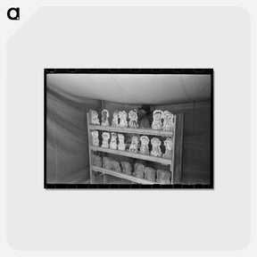 アートポストカード-Fiesta Booth, Taos
 - ラッセル リー Postcard.