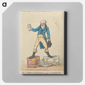 アートパネル-The Upholsterer Turn'd Candidate
 - イェール大学アートギャラリー Canvas.