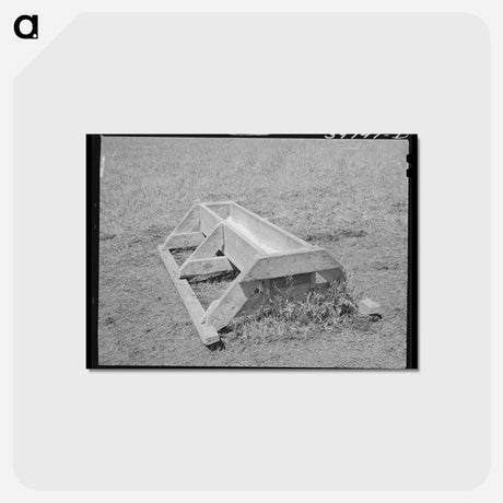 アートポストカード-Salt Trough
 - ラッセル リー Postcard.