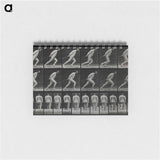 アートメモ帳-Man Pulling a Roller
 - エドワード マイブリッジ Memo.