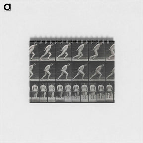 アートメモ帳-Man Pulling a Roller
 - エドワード マイブリッジ Memo.
