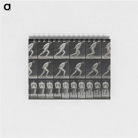 アートメモ帳-Man Pulling a Roller
 - エドワード マイブリッジ Memo.
