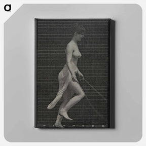 アートパネル-Skipping Woman
 - エドワード マイブリッジ Canvas.
