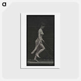アートポストカード-Skipping Woman
 - エドワード マイブリッジ Postcard.