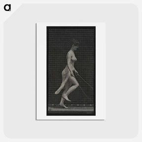 アートポストカード-Skipping Woman
 - エドワード マイブリッジ Postcard.