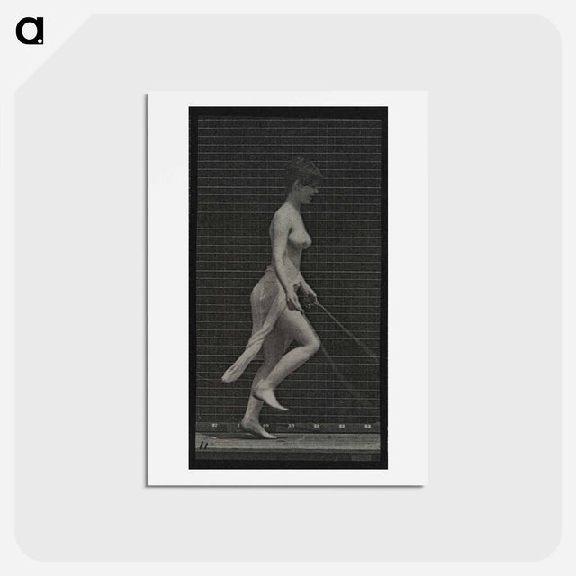 アートポストカード-Skipping Woman
 - エドワード マイブリッジ Postcard.