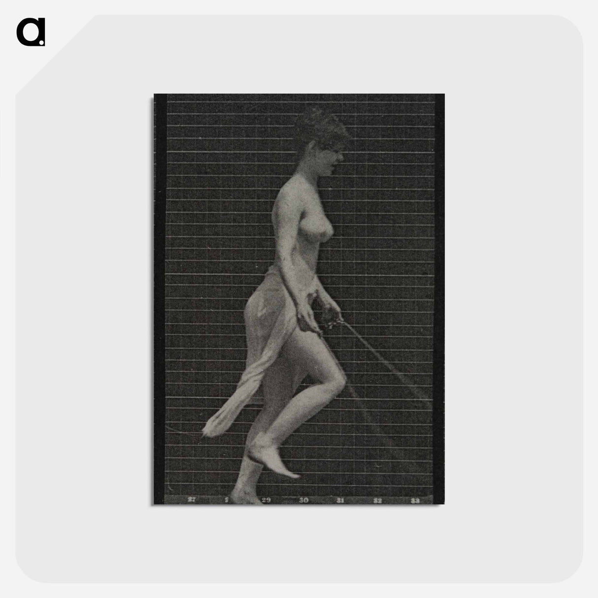 アートポストカード-Skipping Woman
 - エドワード マイブリッジ Postcard.