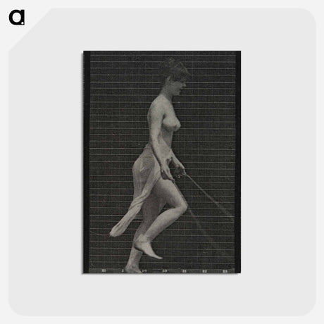 アートポストカード-Skipping Woman
 - エドワード マイブリッジ Postcard.