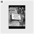 アートポストカード-Tungsten Chief Mine Sign
 - ラッセル リー Postcard.