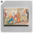 アートパネル-Beauties of a Gracious Speech, Or, Nuptial Introduction to John Bull, Or coming York over us
 - イェール大学アートギャラリー Canvas.