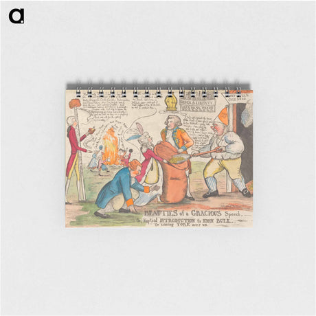 アートメモ帳-Beauties of a Gracious Speech, Or, Nuptial Introduction to John Bull, Or coming York over us
 - イェール大学アートギャラリー Memo.