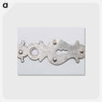 アートポストカード-Keyhole and Latch Escutcheon
 - バーンズ・コレクション Postcard.