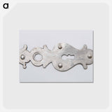 アートポストカード-Keyhole and Latch Escutcheon
 - バーンズ・コレクション Postcard.