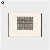 アートポストカード-Prowling Dog
 - エドワード マイブリッジ Postcard.