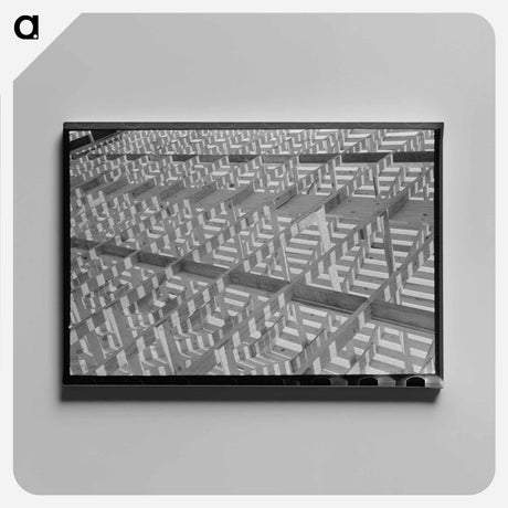 アートパネル-Wagon on Cut-Over Farm
 - ラッセル リー Canvas.