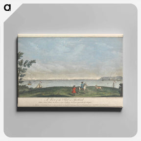 アートパネル-A View of the Fleet at Spithead, Taken from Stone Common near Exbury Distant upwards of 3 Leagues
 - イェール大学アートギャラリー Canvas.