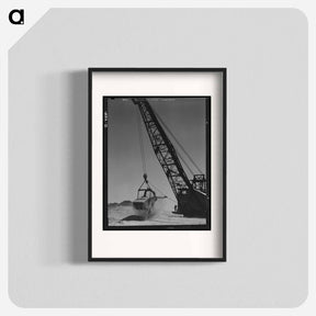 アートポスター-The All-American Canal under construction - ドロテア ラング Poster.