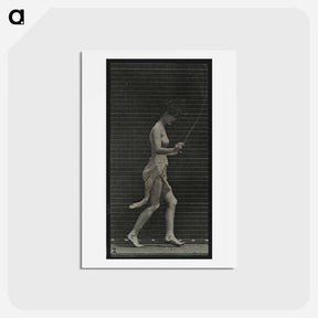 アートポストカード-Skipping Woman
 - エドワード マイブリッジ Postcard.