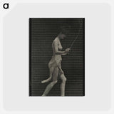 アートポストカード-Skipping Woman
 - エドワード マイブリッジ Postcard.