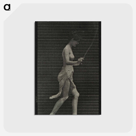 アートポストカード-Skipping Woman
 - エドワード マイブリッジ Postcard.