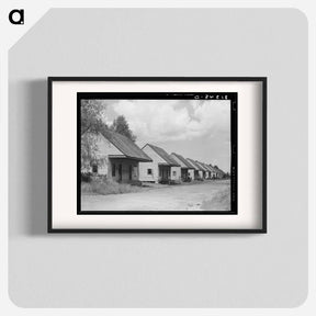 アートポスター-Row of Cabins, Destrehan
 - ラッセル リー Poster.